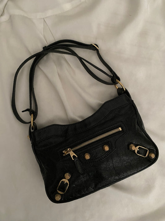 Balenciaga hip bag black