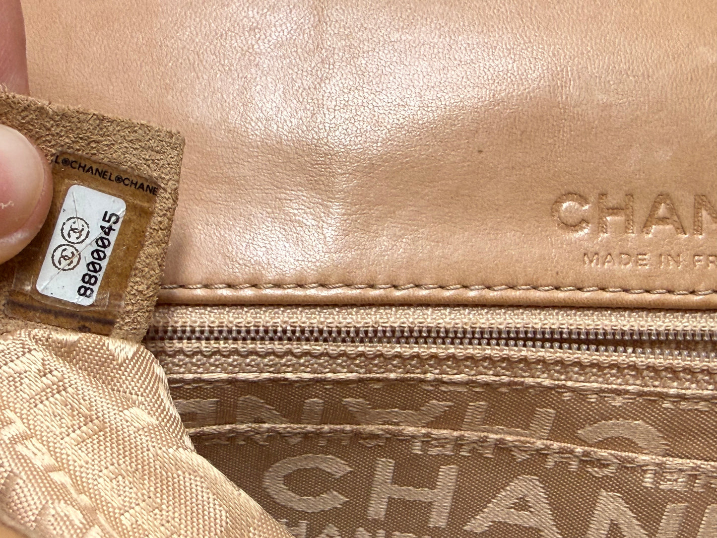 Chanel maxi chocolate bar 4 chains