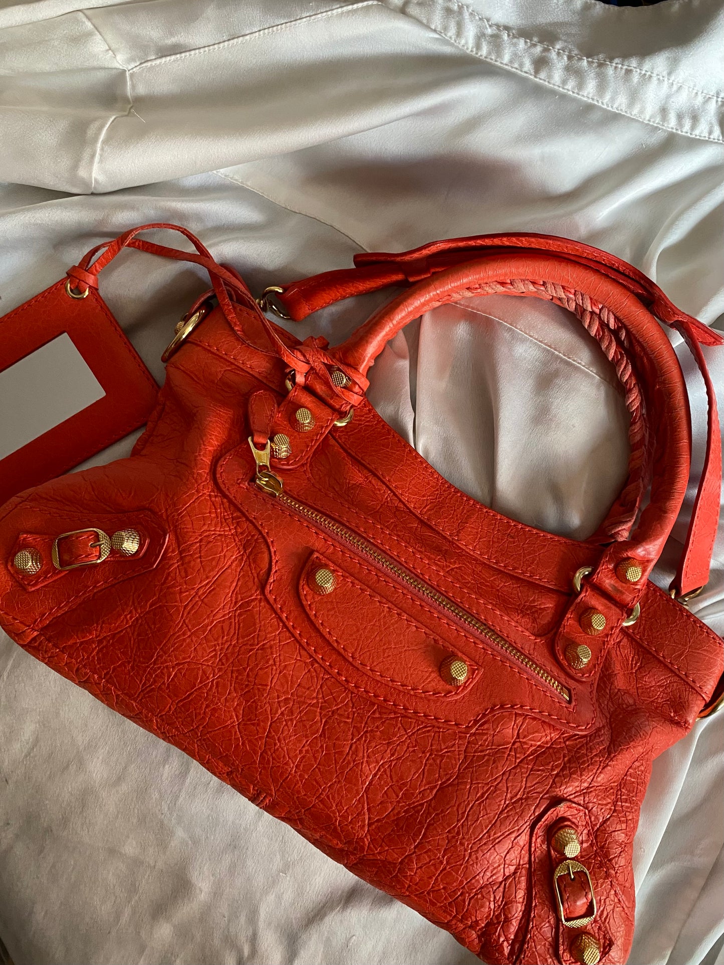 Balenciaga first rose corail ss 2013