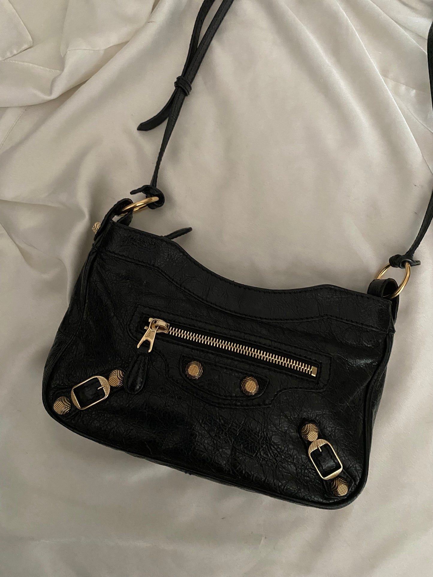 Balenciaga hip bag black