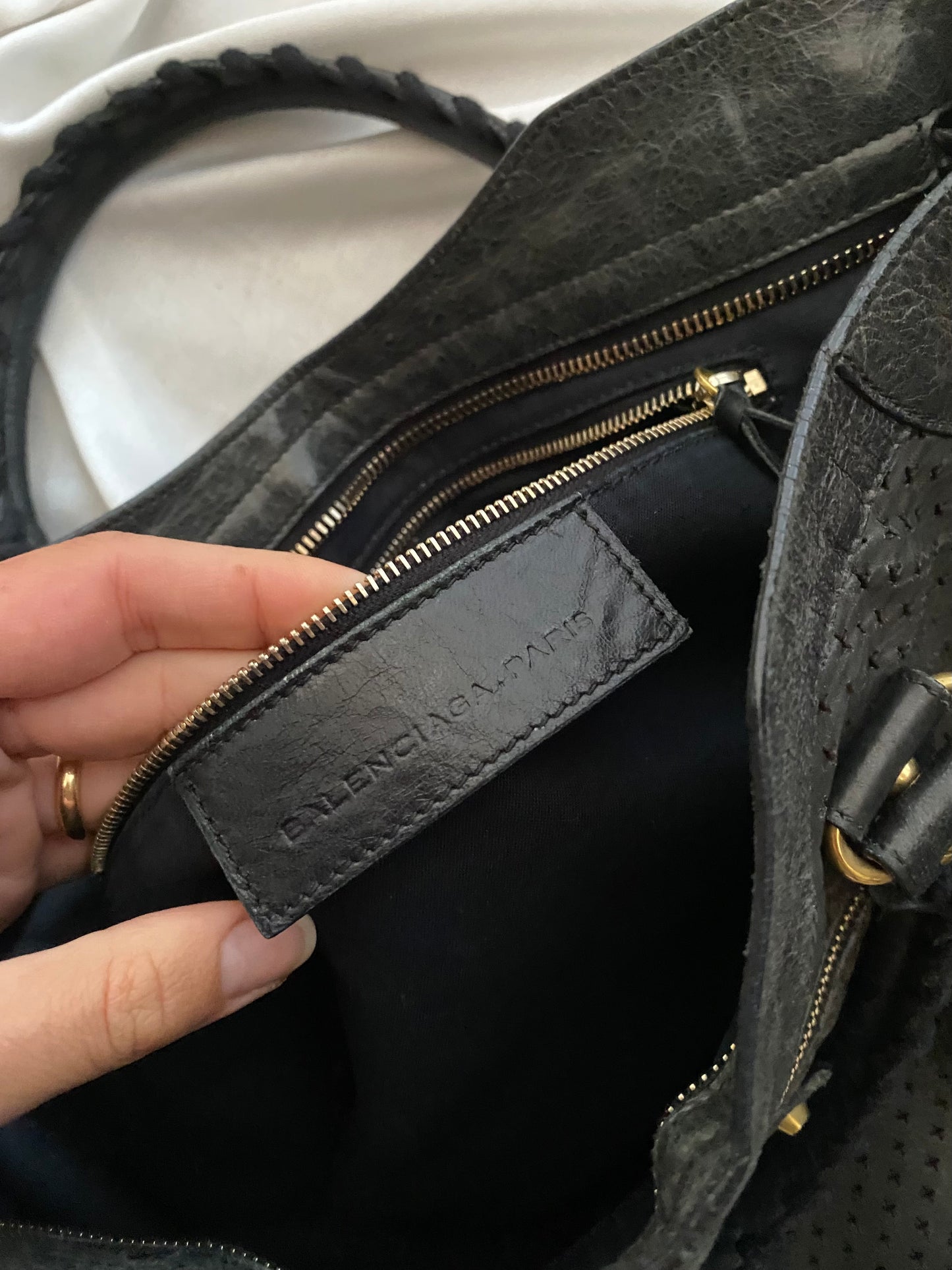 Balenciaga city perforated black 2010