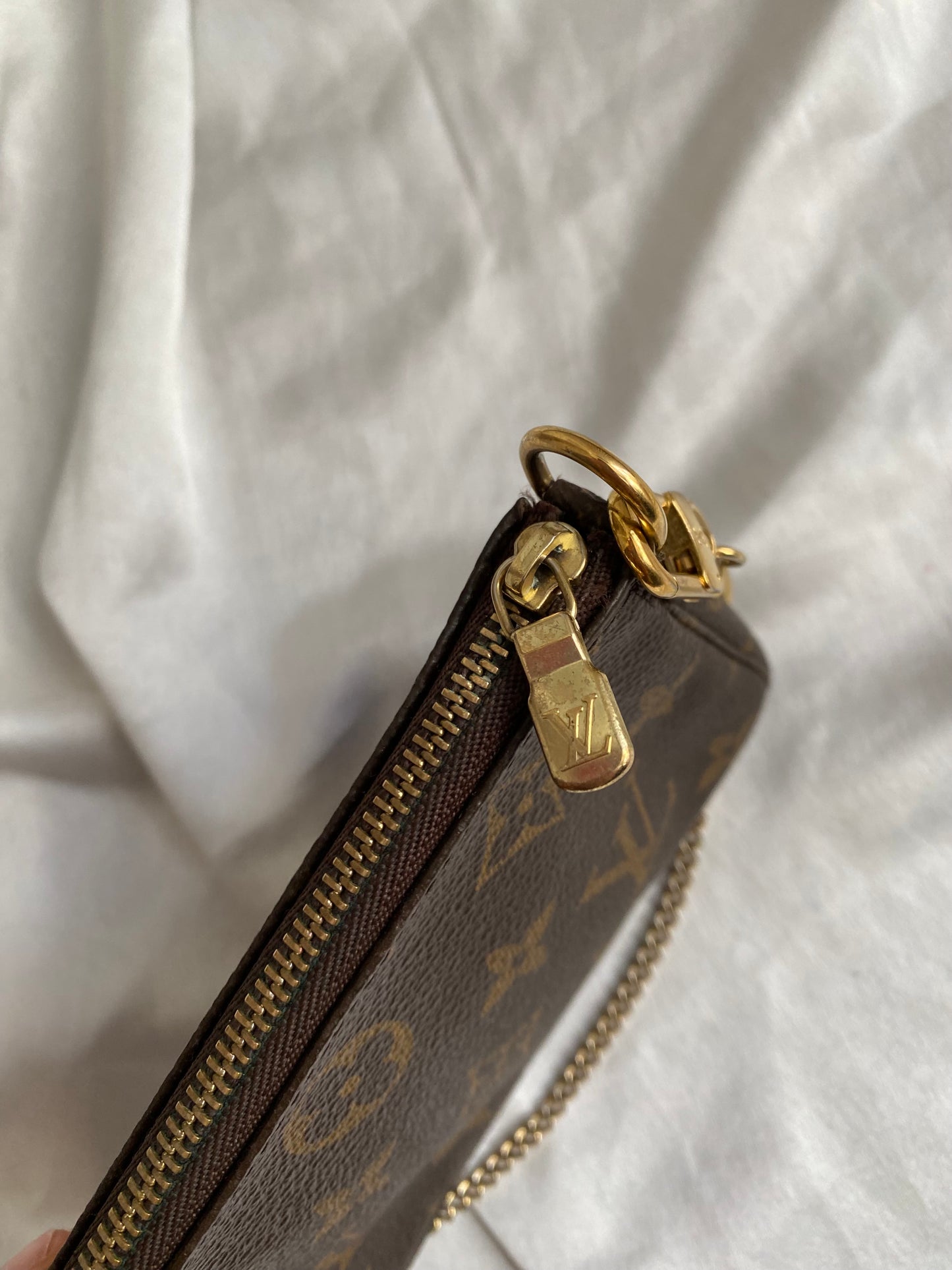 Louis Vuitton mini monogram accessory clutch bag