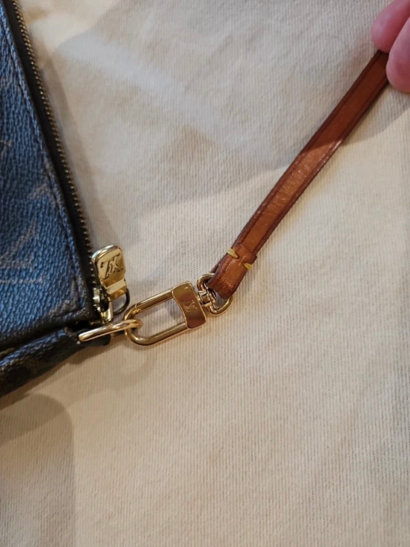 Louis Vuitton accessory clutch bag with dustbag