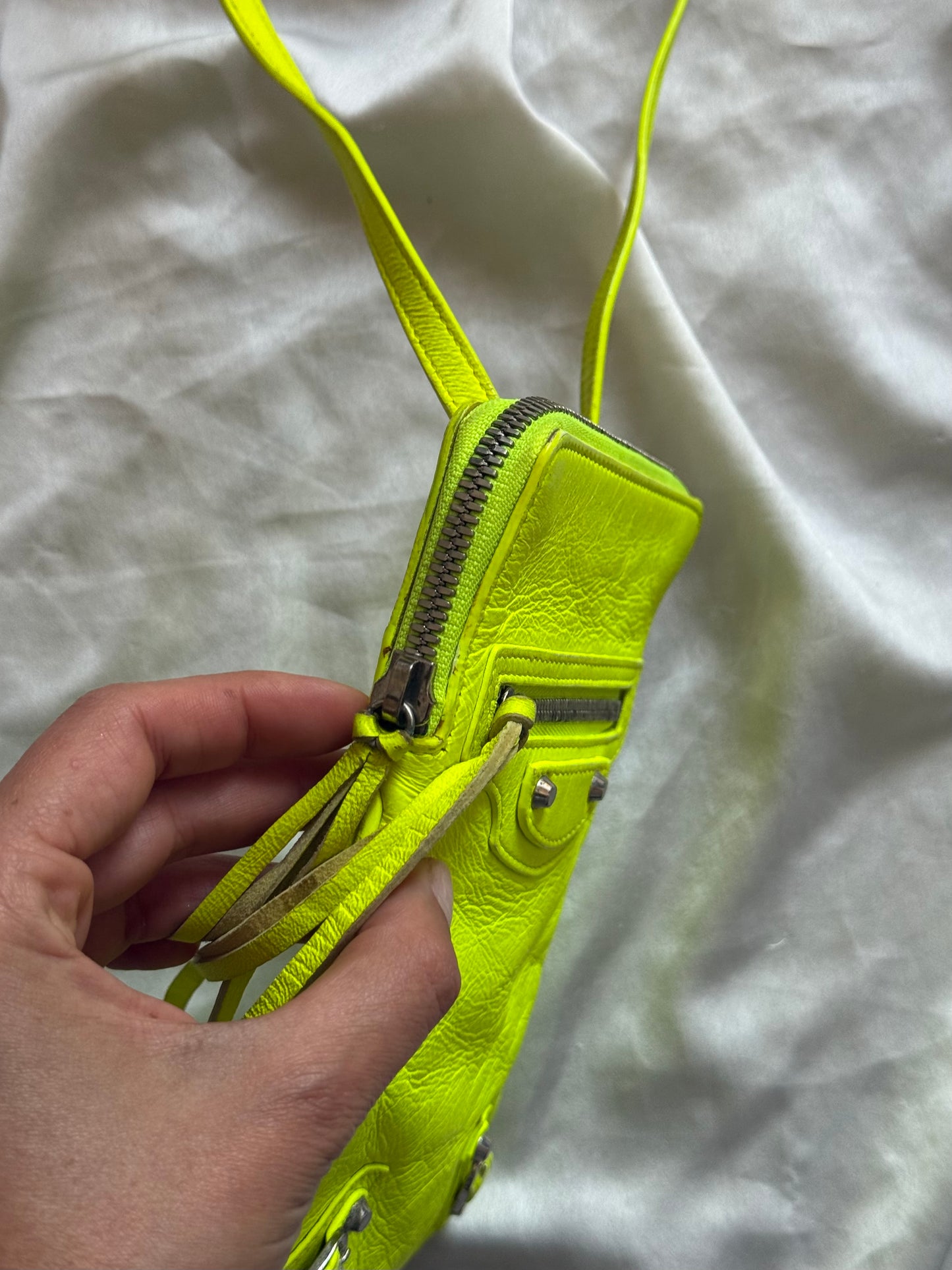Balenciaga phone holder fw 2016 neon