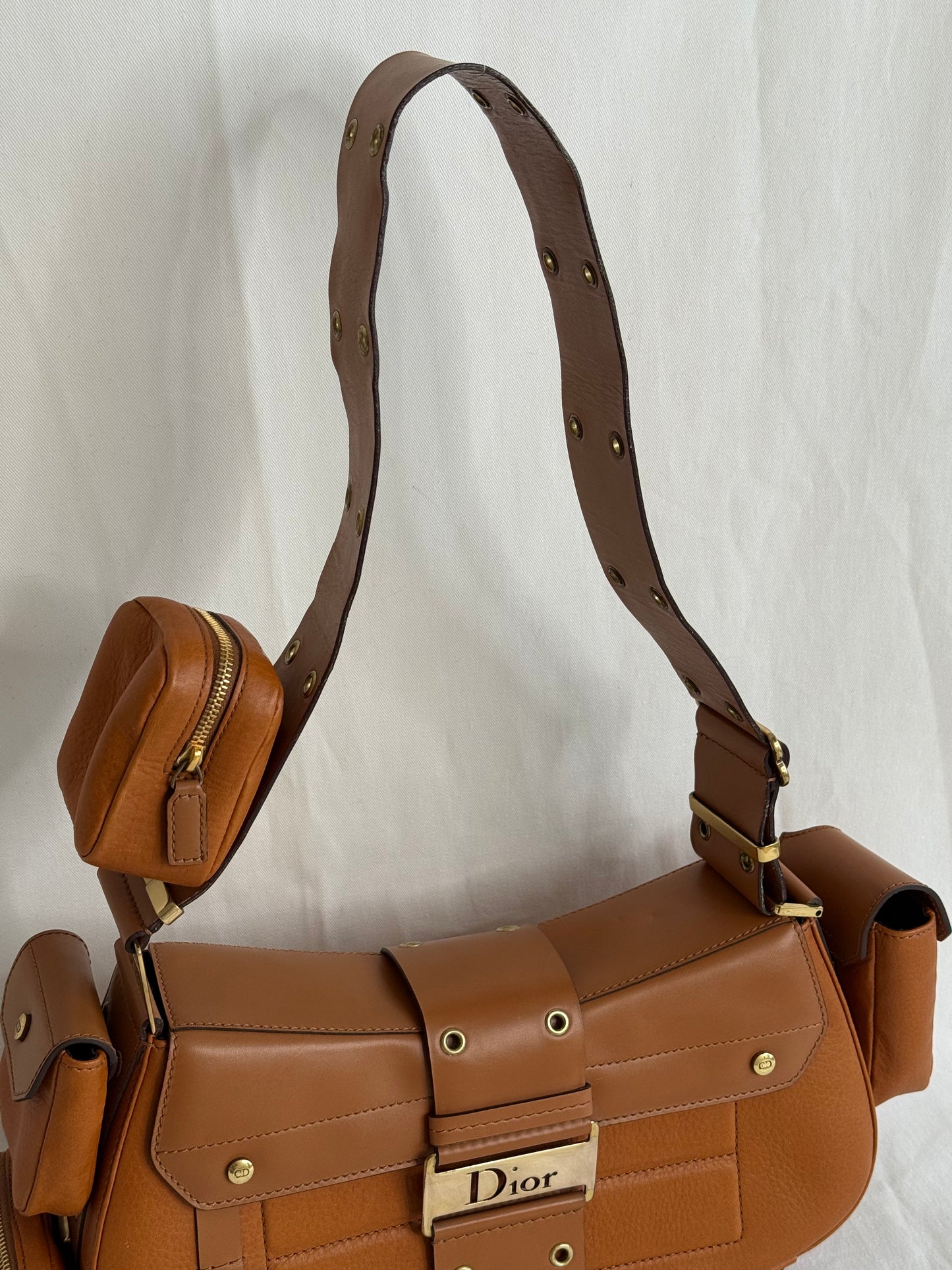 Dior columbus multipocket tan brown