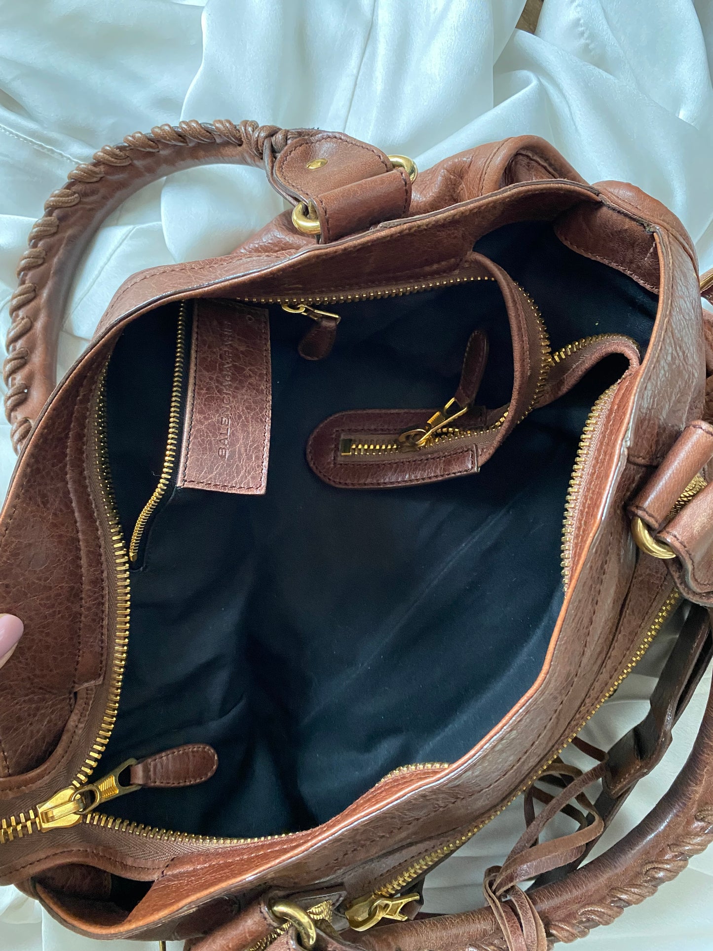 Balenciaga city chataigne giant hw gold