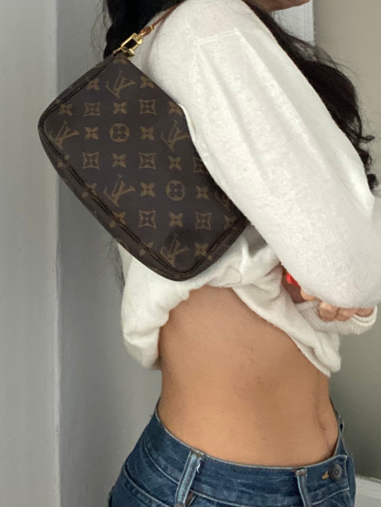 Louis Vuitton pochette accessoire monogram miele