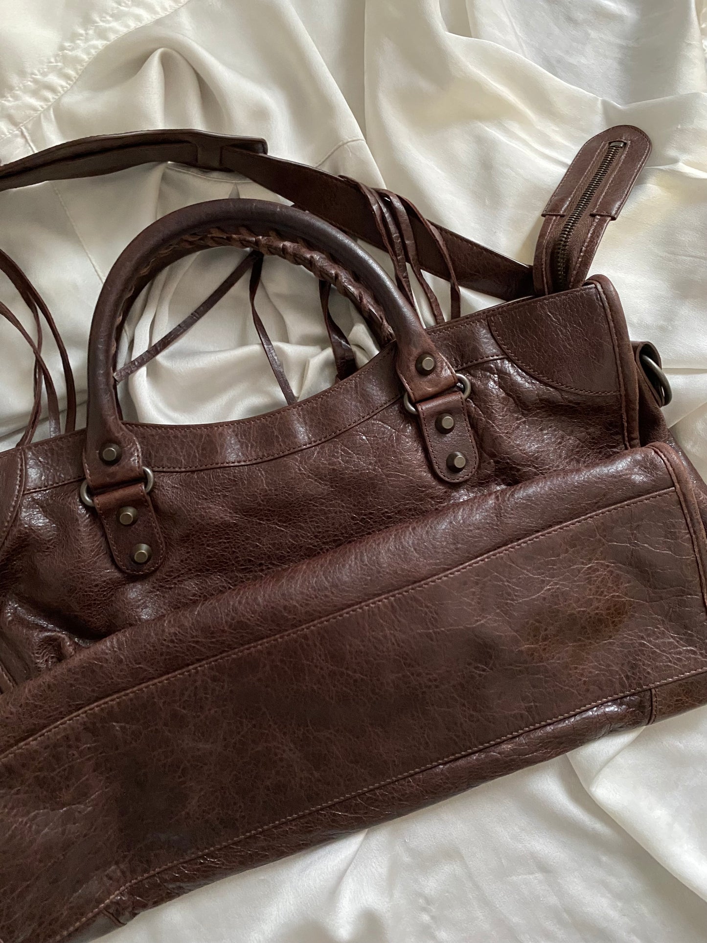 Balenciaga city cigar fonce classic hw f/w 2013