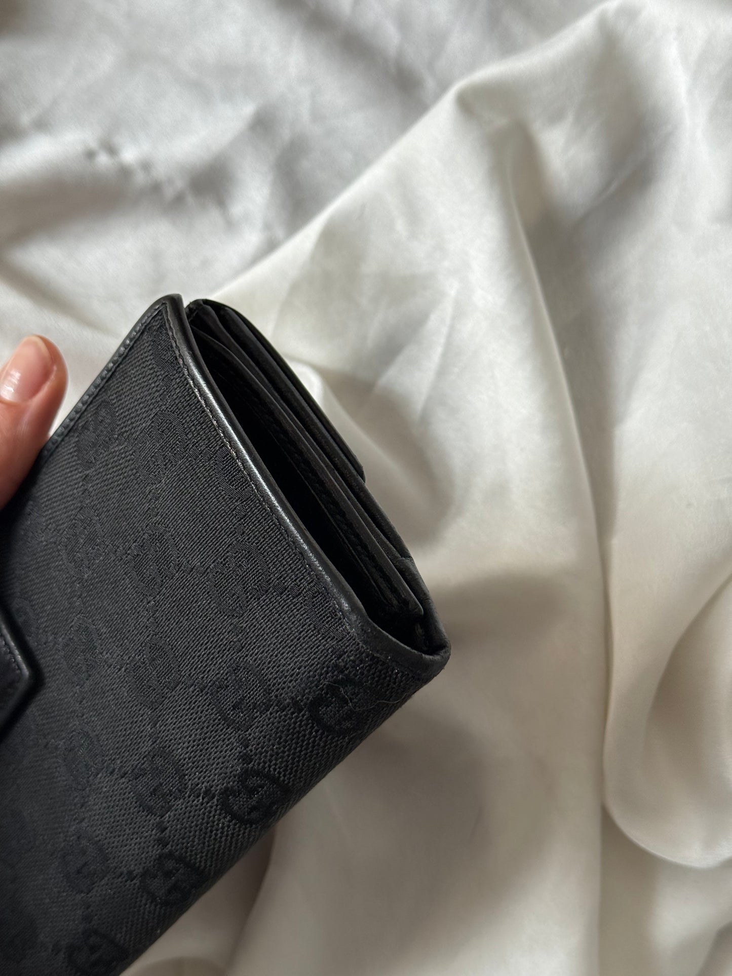 Gucci portafoglio monogram black