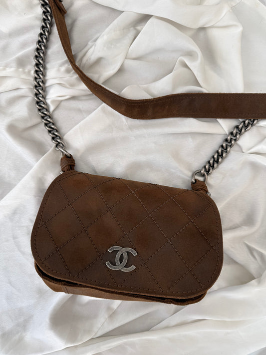 Chanel Paris-Edinburg Mini Highlander Messenger Bag