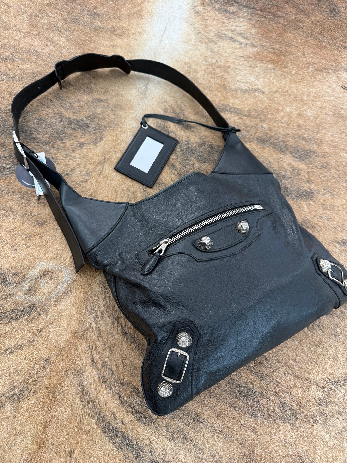 Balenciaga messenger giant hw black