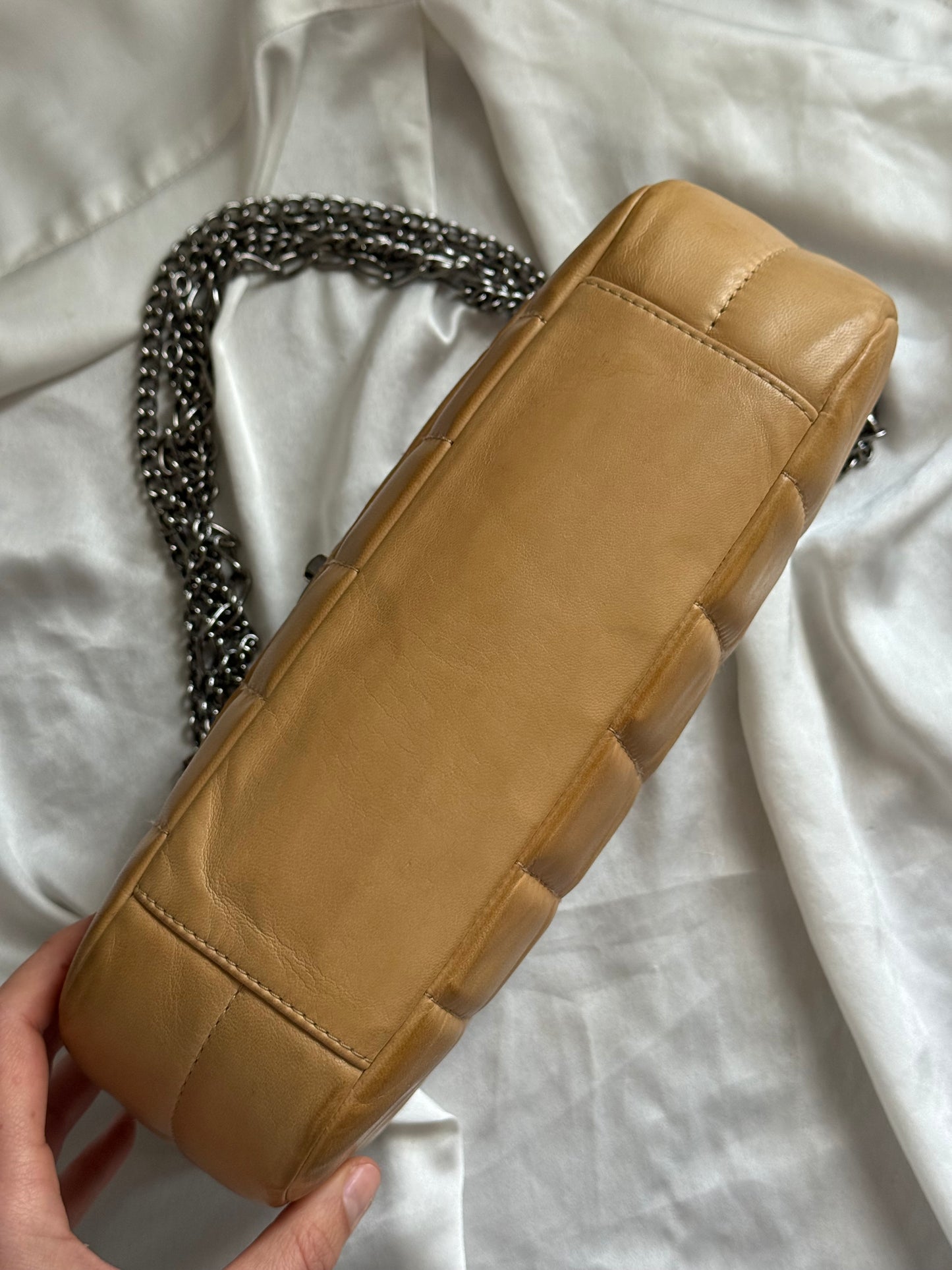 Chanel maxi chocolate bar 4 chains