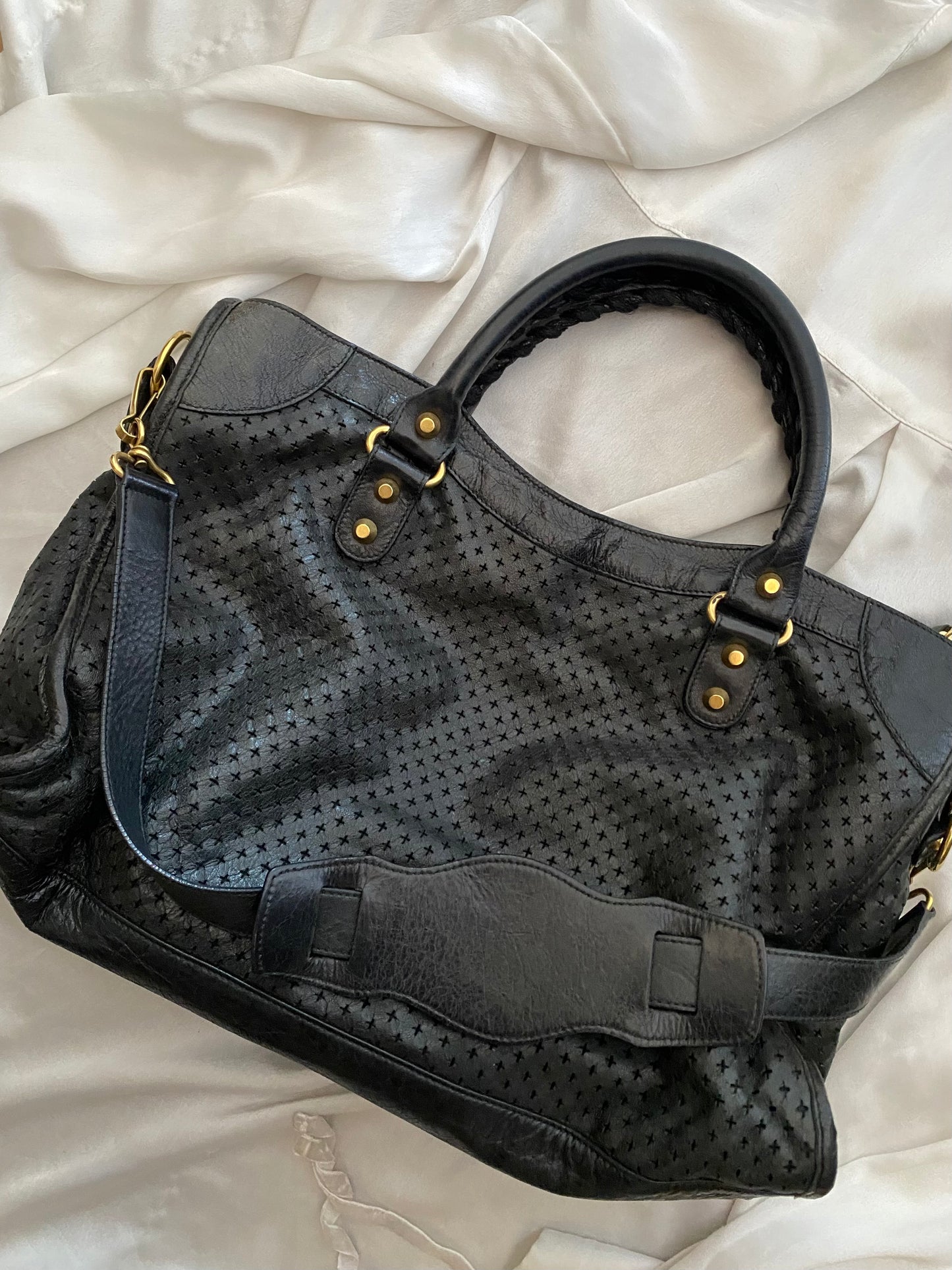 Balenciaga city perforated black 2010