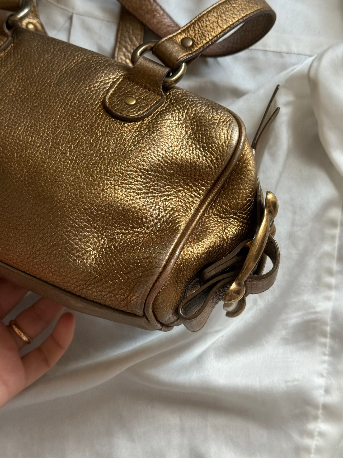 D&G maxi fibbie oro