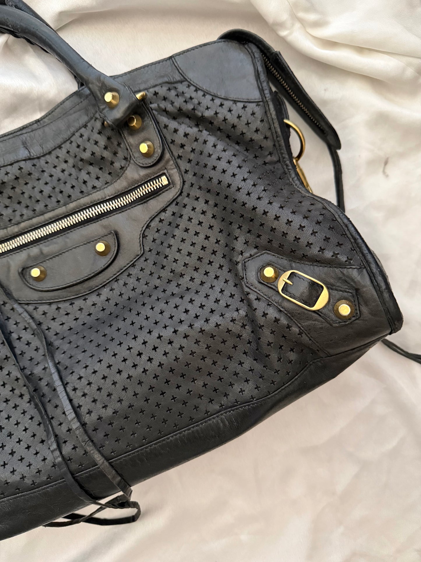Balenciaga city perforated black 2010