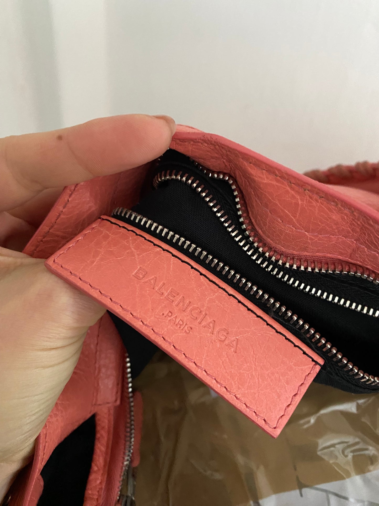 Balenciaga city rose azalea giant hw silver