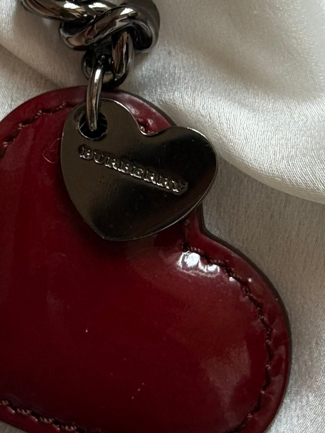 Burberry nova check painted hearts