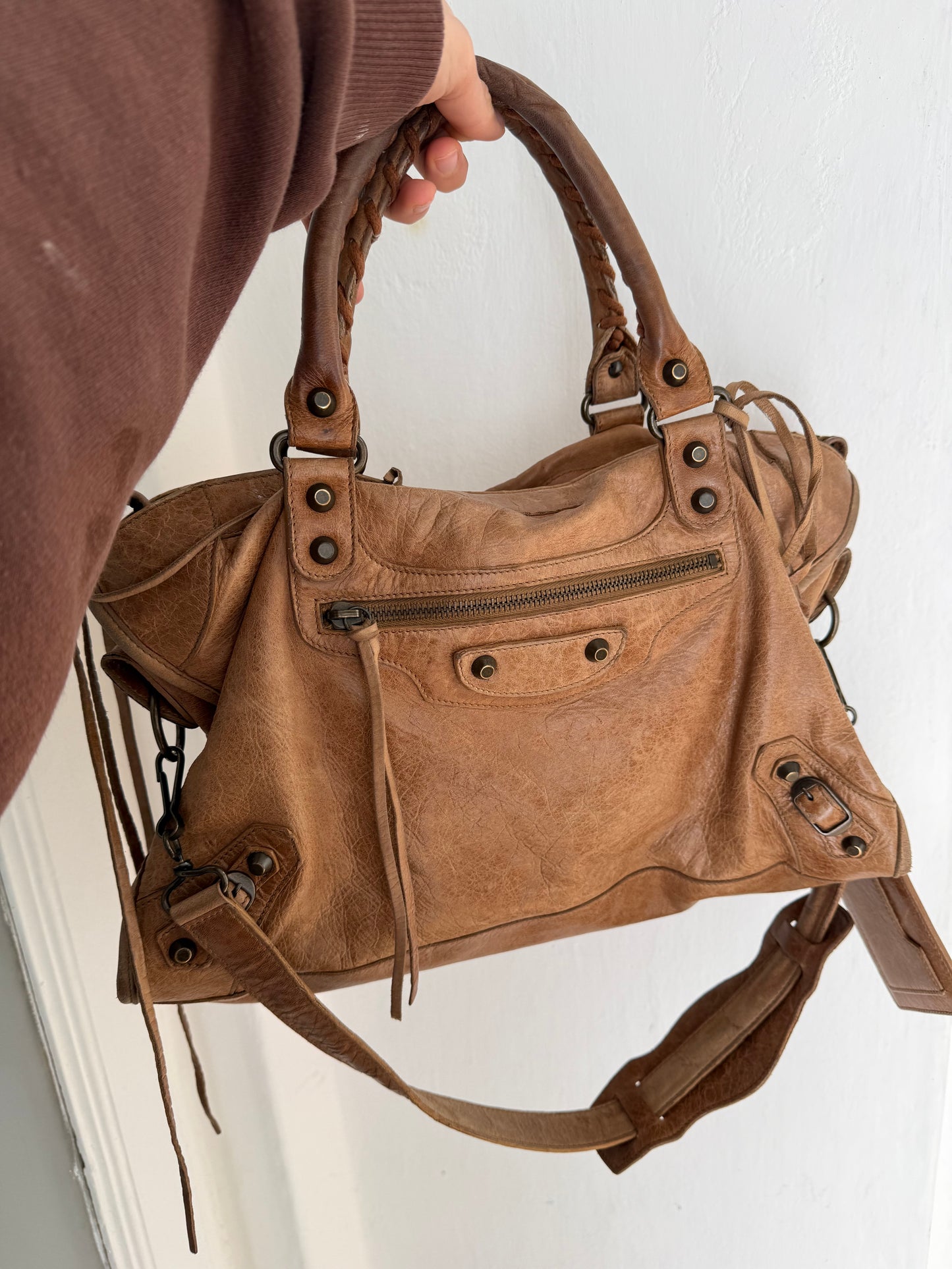 Balenciaga city caramel classic hw f/w 2005