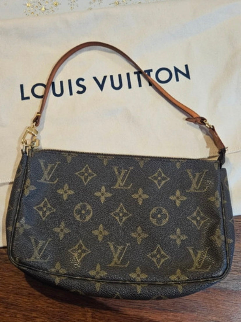 Louis Vuitton accessory clutch bag with dustbag