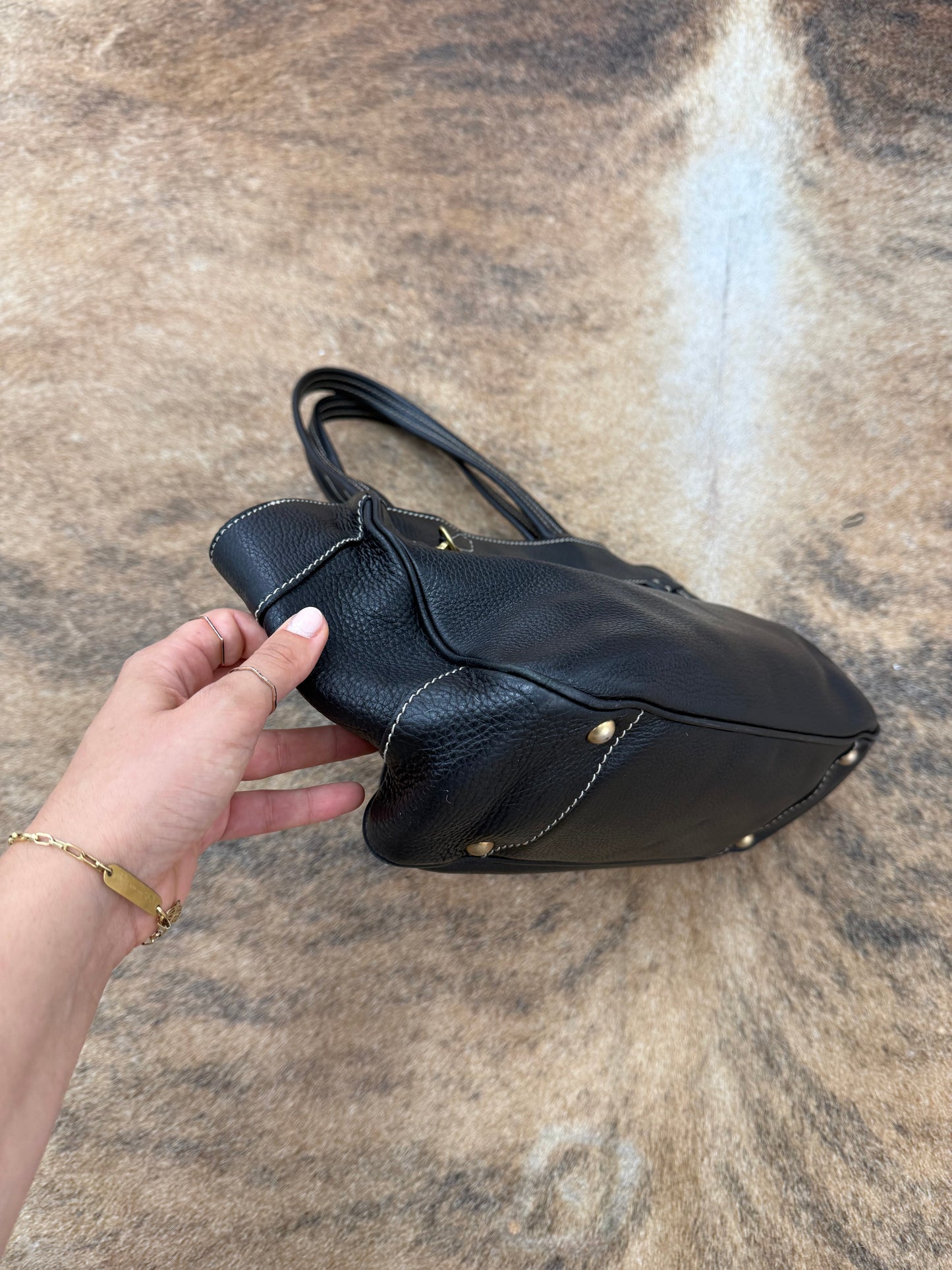 Prada double pocket black