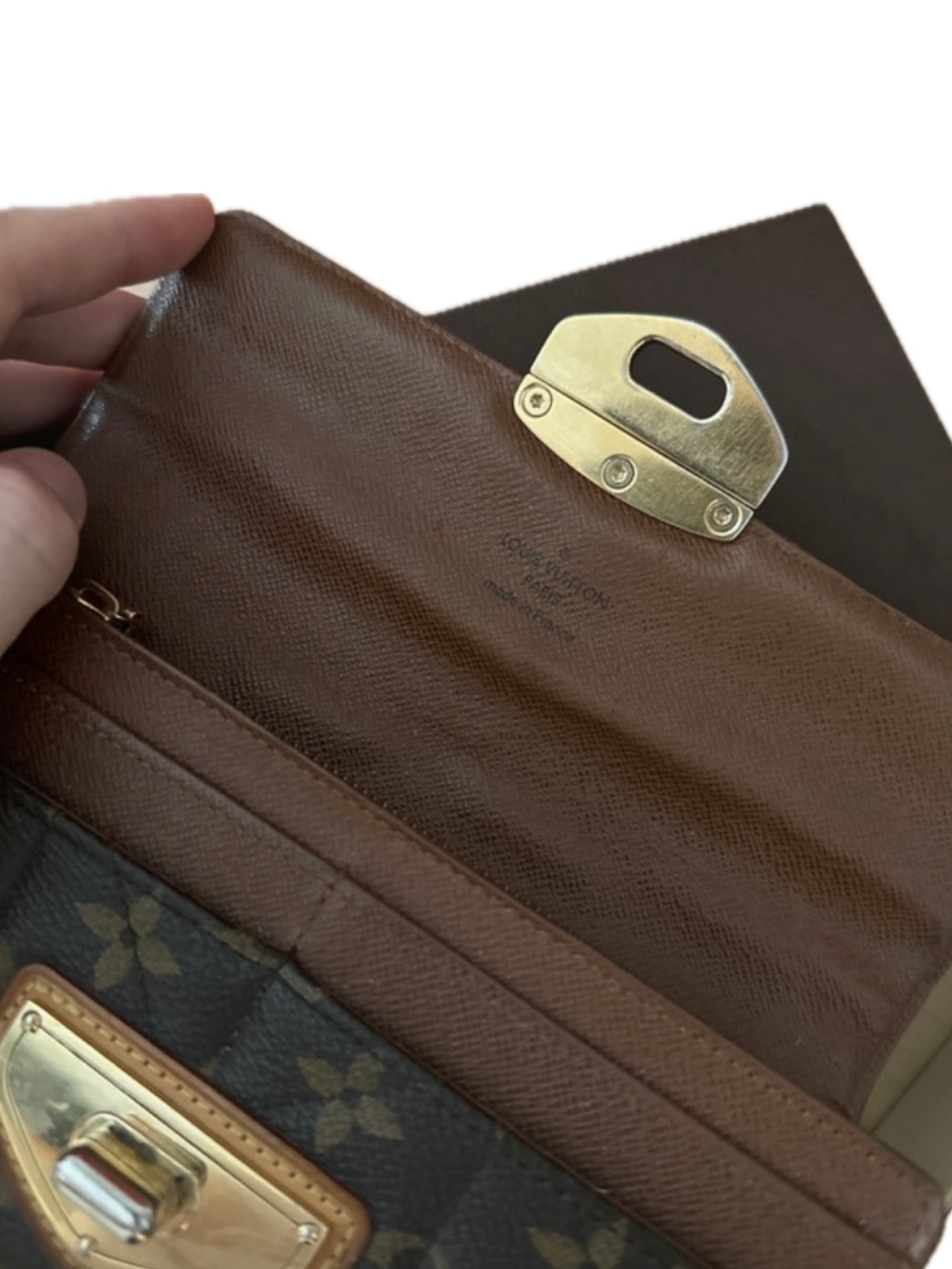 Louis Vuitton Sarah monogram etoile clutch bag
