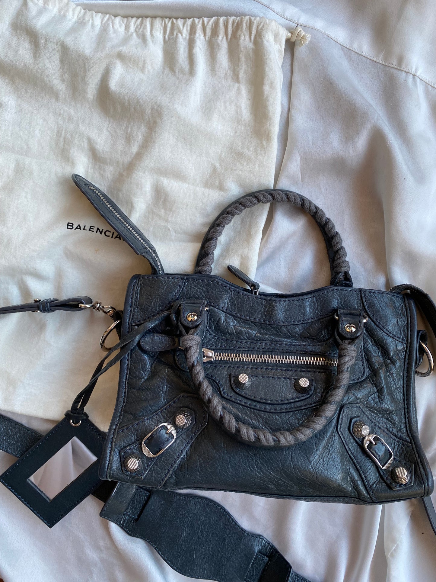 Balenciaga mini city anthracite f/w 2013