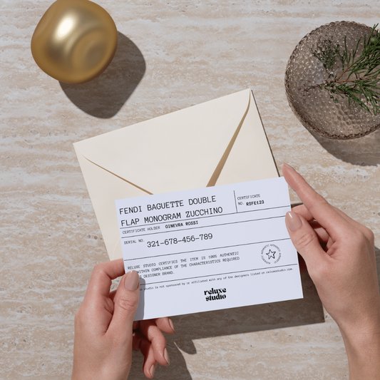 Paper Certificate of Authenticity