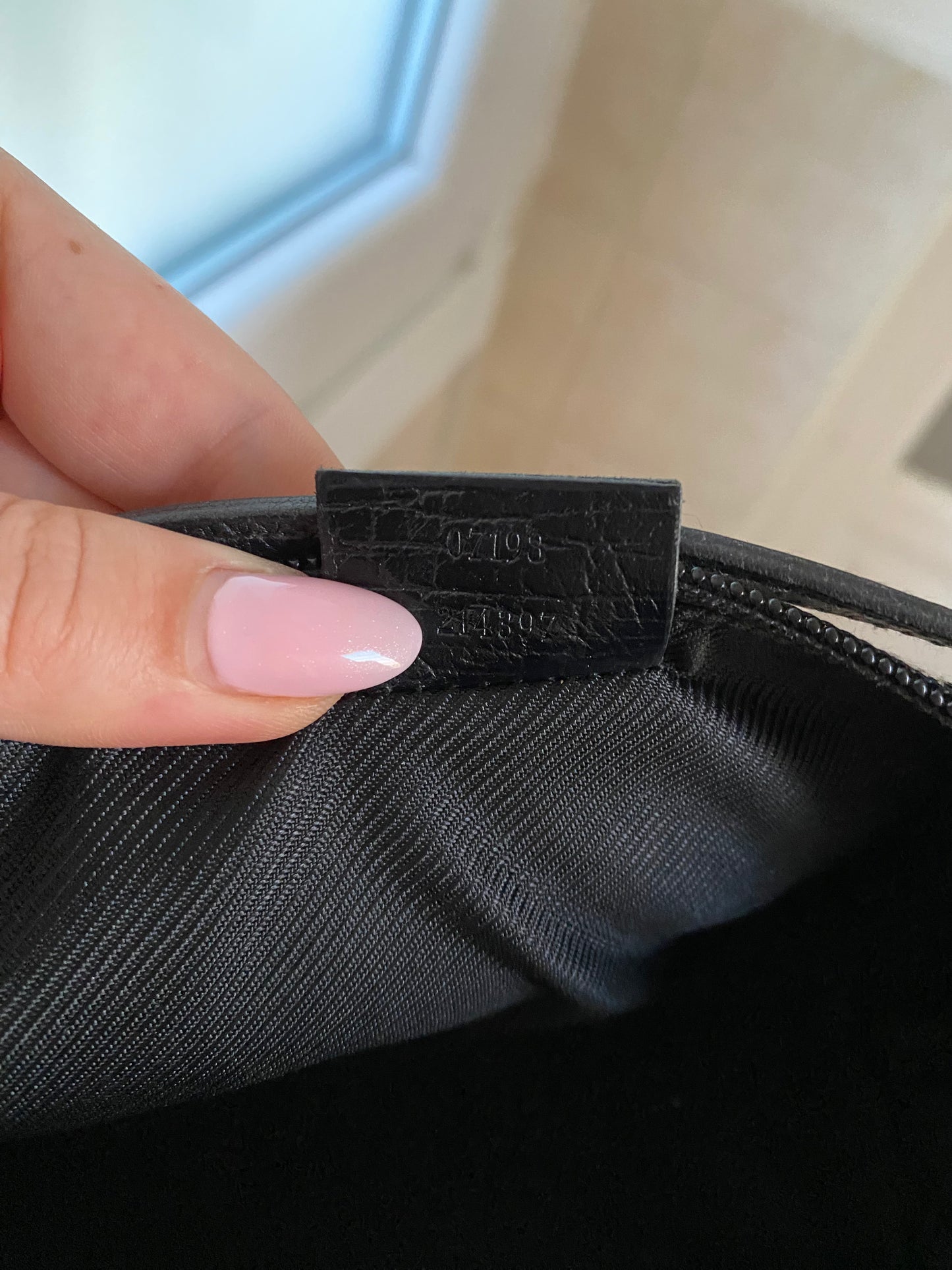 Gucci boat monogram black and beige 