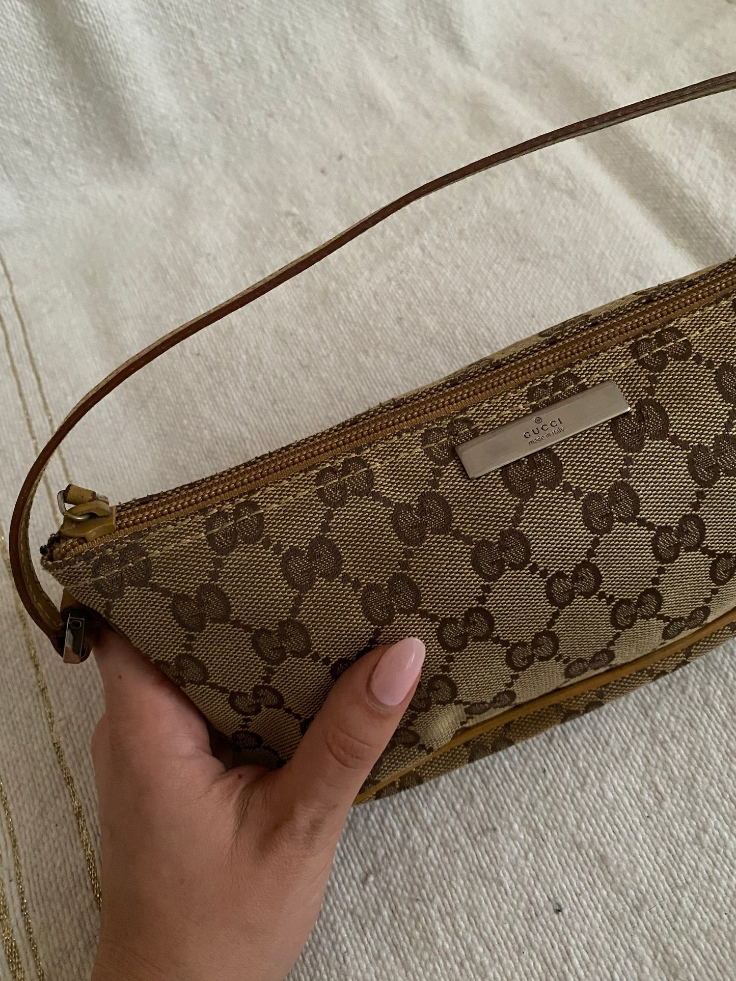 Gucci boat monogram nocciola