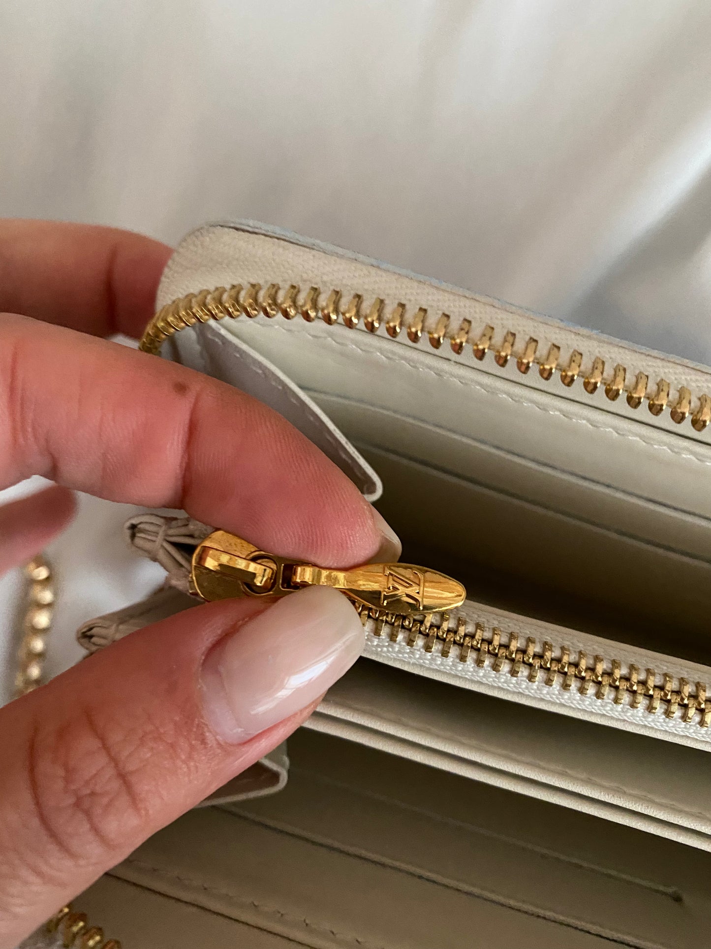 Louis Vuitton Glacier blue clutch bag