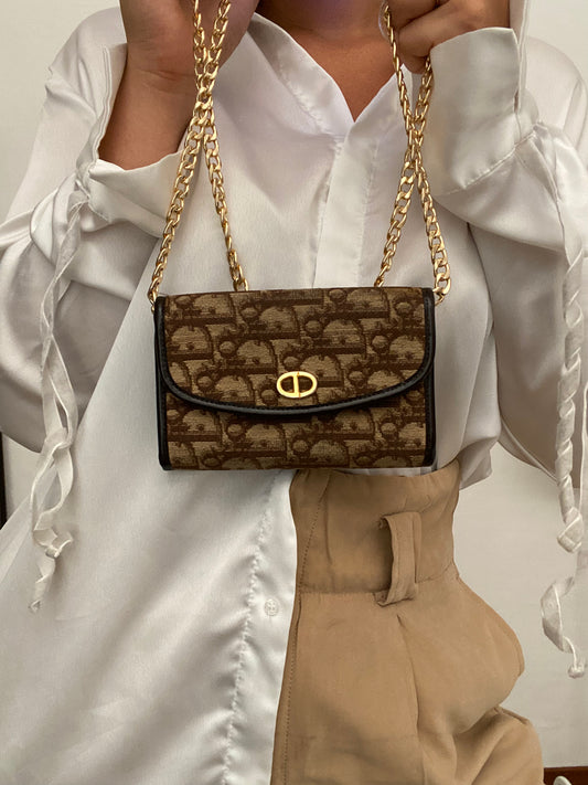 Dior Monogram Canvas Clutch