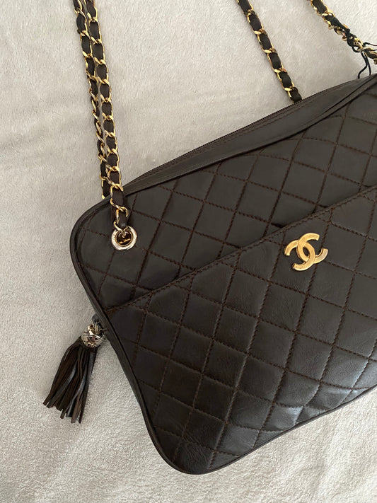 Chanel Camera Bag Chocolate