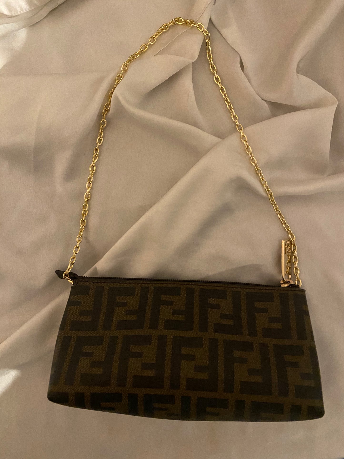 Fendi flags clutch bag