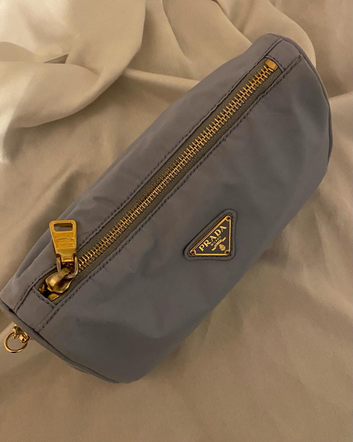 Prada Blue Clutch