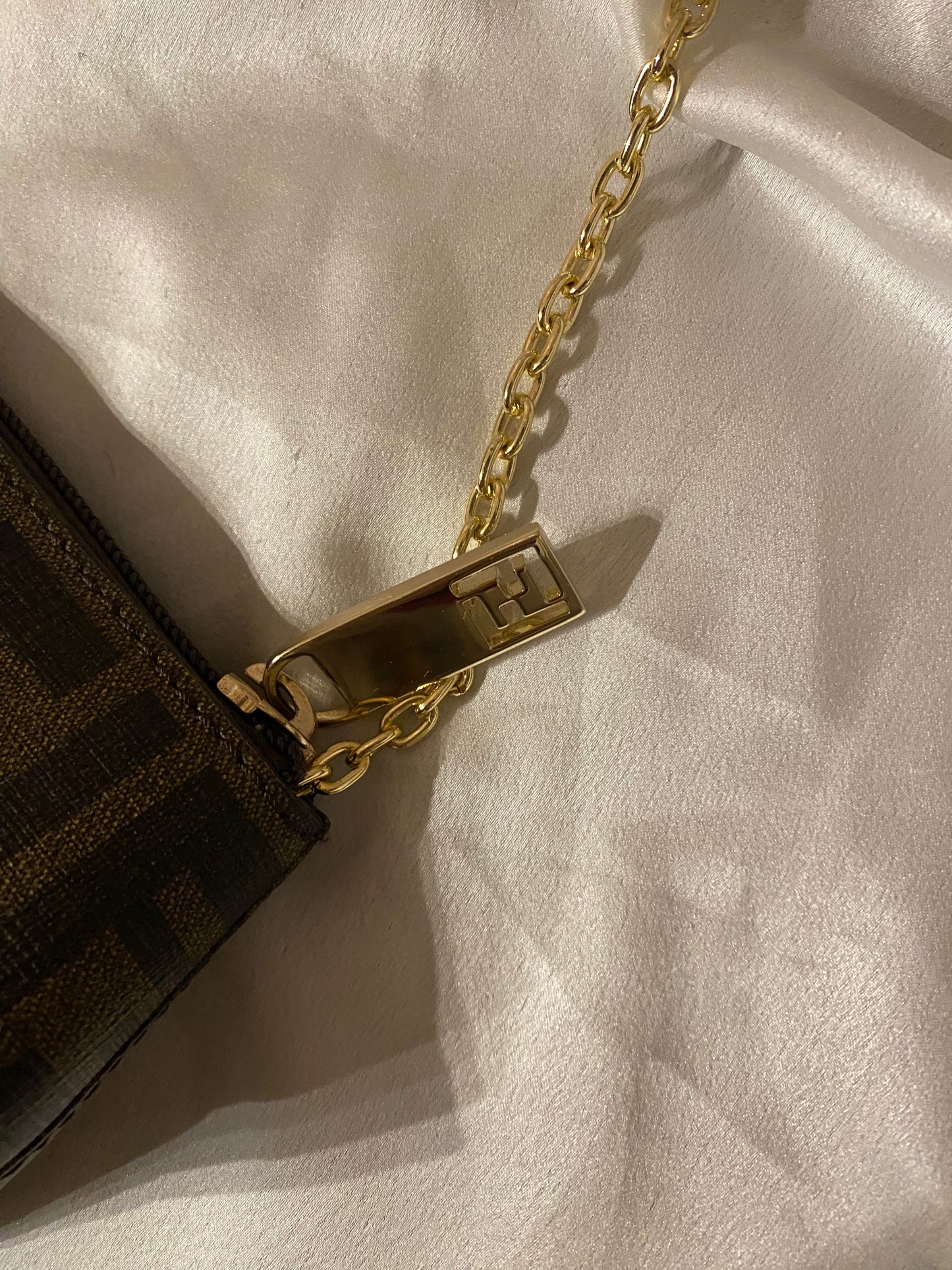 Fendi flags clutch bag
