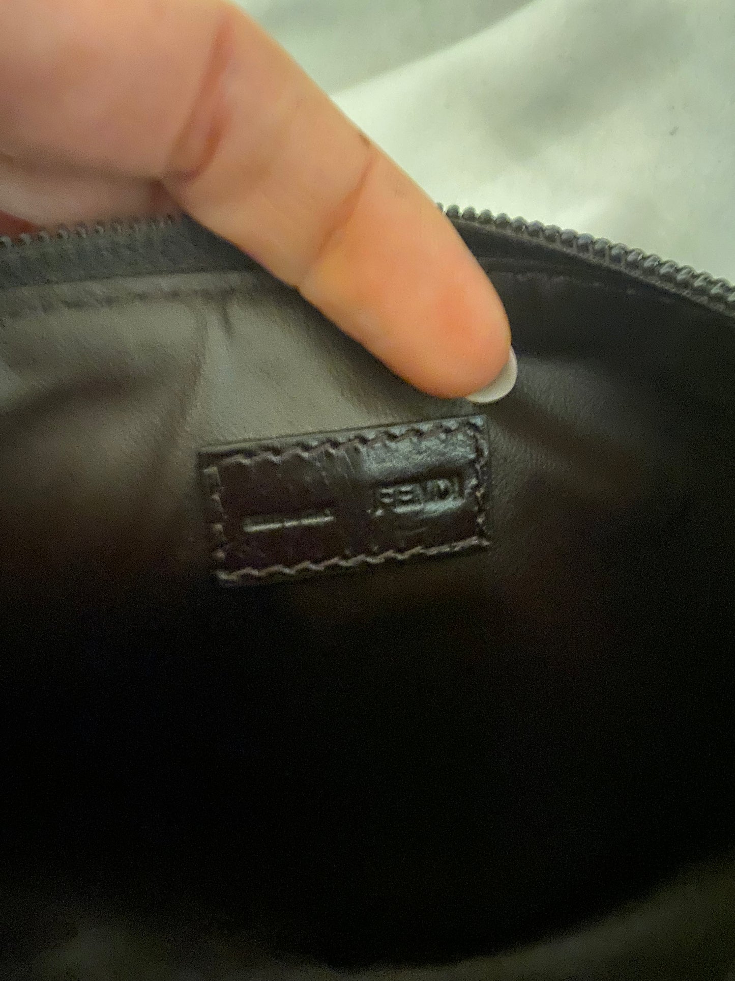 Fendi flags clutch bag