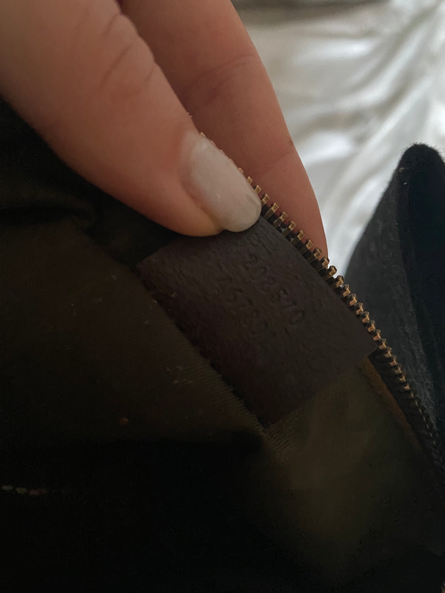 Gucci classic monogram clutch bag